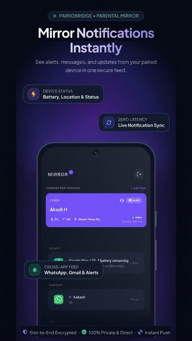 Pairio Web & Parent Dashboard