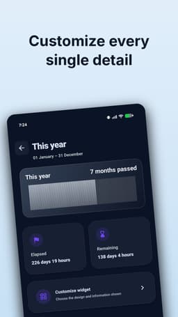 DaysDone App Screen